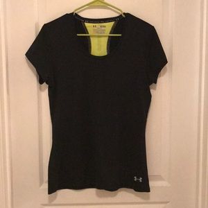 Under Armour heat gear semi fitted running shirt